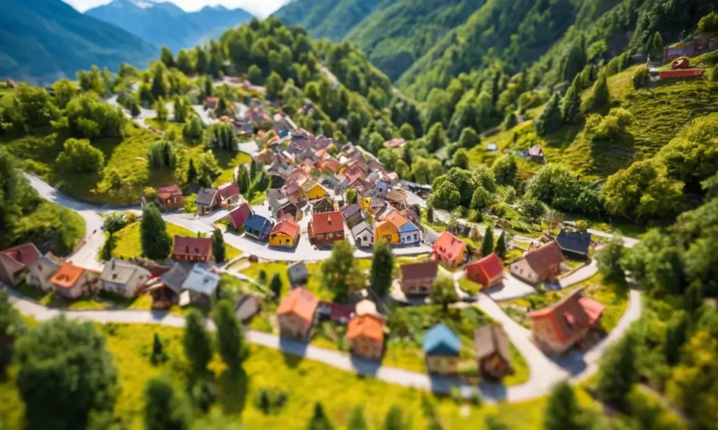 Paisajes montañosos y pintorescos