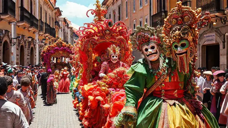 Pontevedra celebra un carnaval colorido y festivo