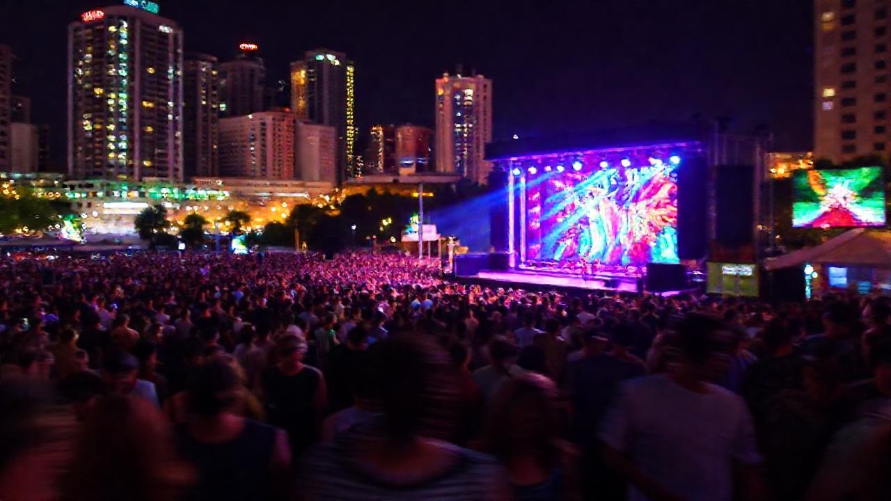 Orense festiva: luces, gente y música