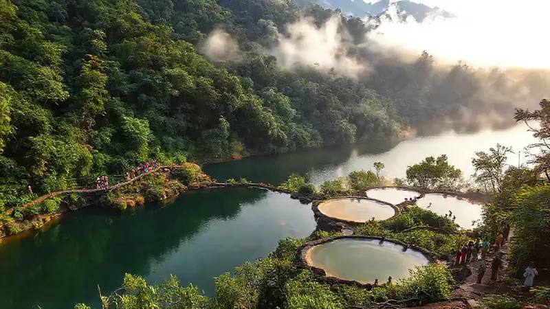 Selva exuberante ofrece vistas panorámicas tranquilas