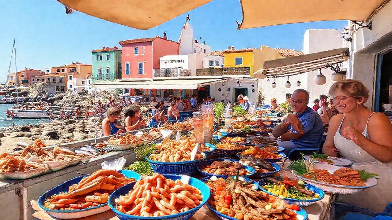 Coruña ofrece mariscos frescos y ambiente alegre