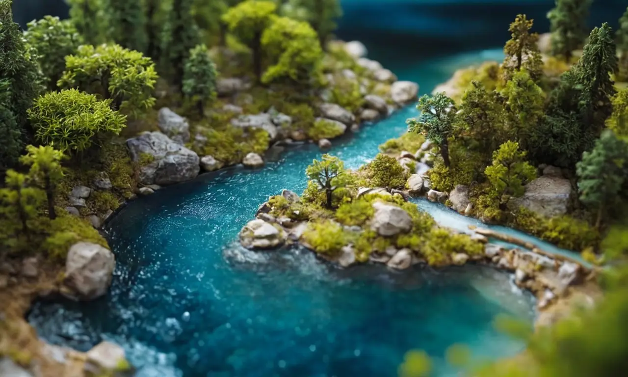 Agua termal escénica