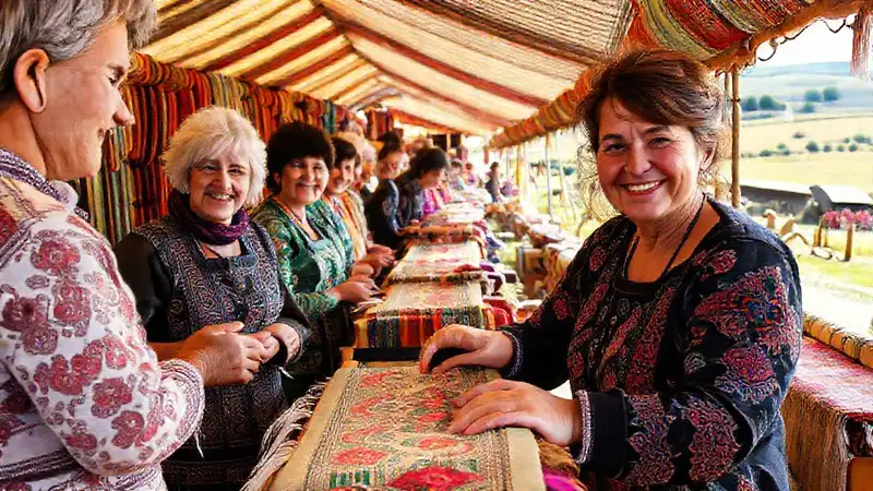 Galicia muestra artesanía textil y color