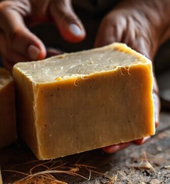 Jabón artesanal gallego: textura natural y cálida