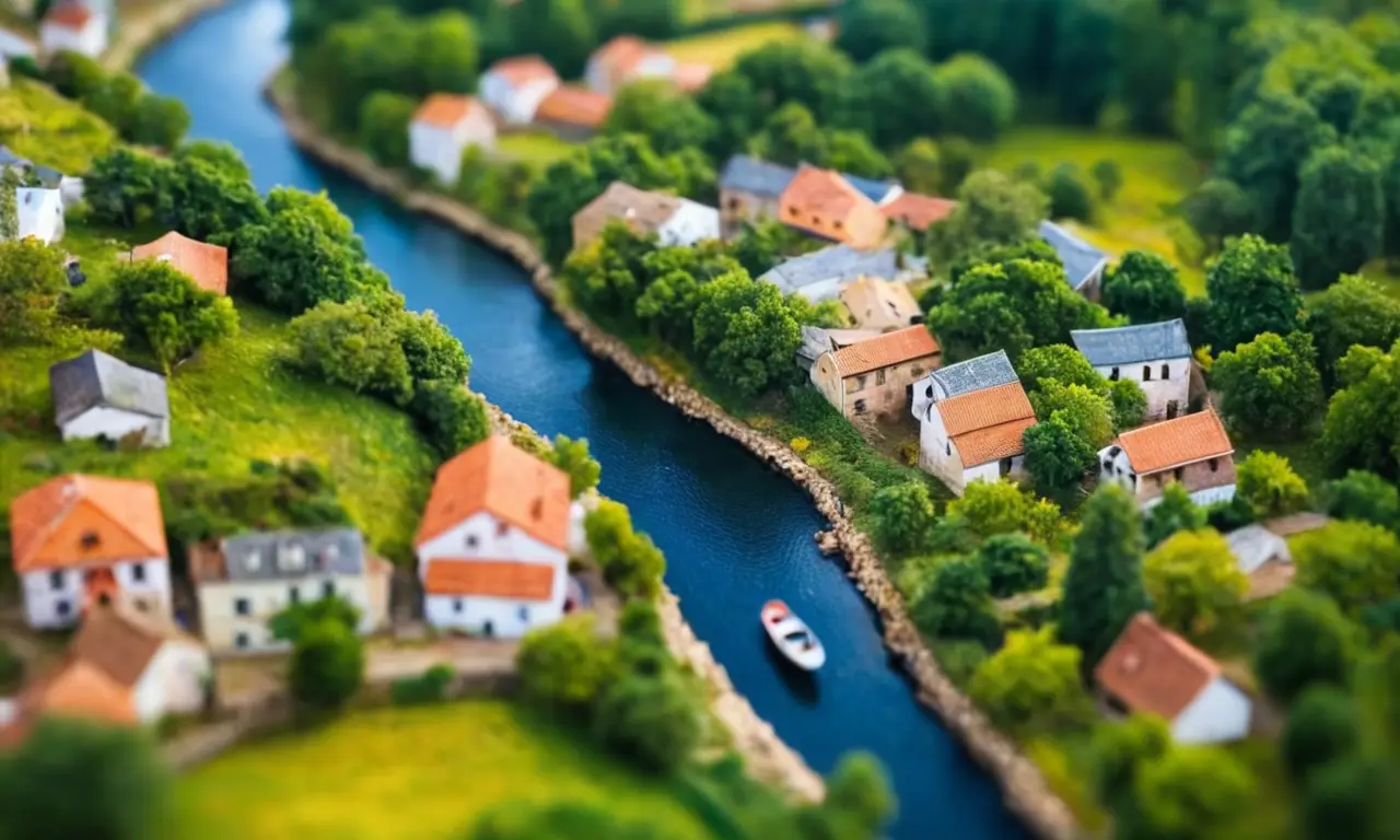 Fondos pintorescos del río Miño y paisajes impresionantes