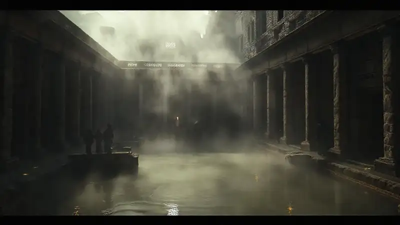 Baths romanos evocan misterio y sombras