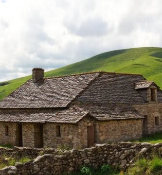 Galicia española: casa de piedra encantadora