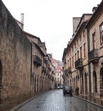 Pontevedra muestra arquitectura histórica y gris