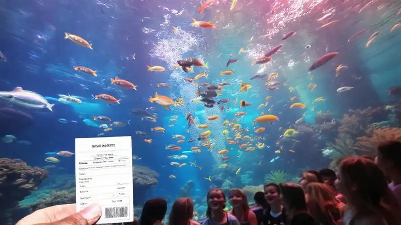 Un acuario marino vibrante cautiva a visitantes