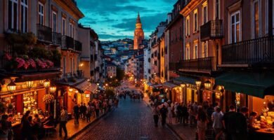 Pontevedra nocturna: vibrante y acogedora