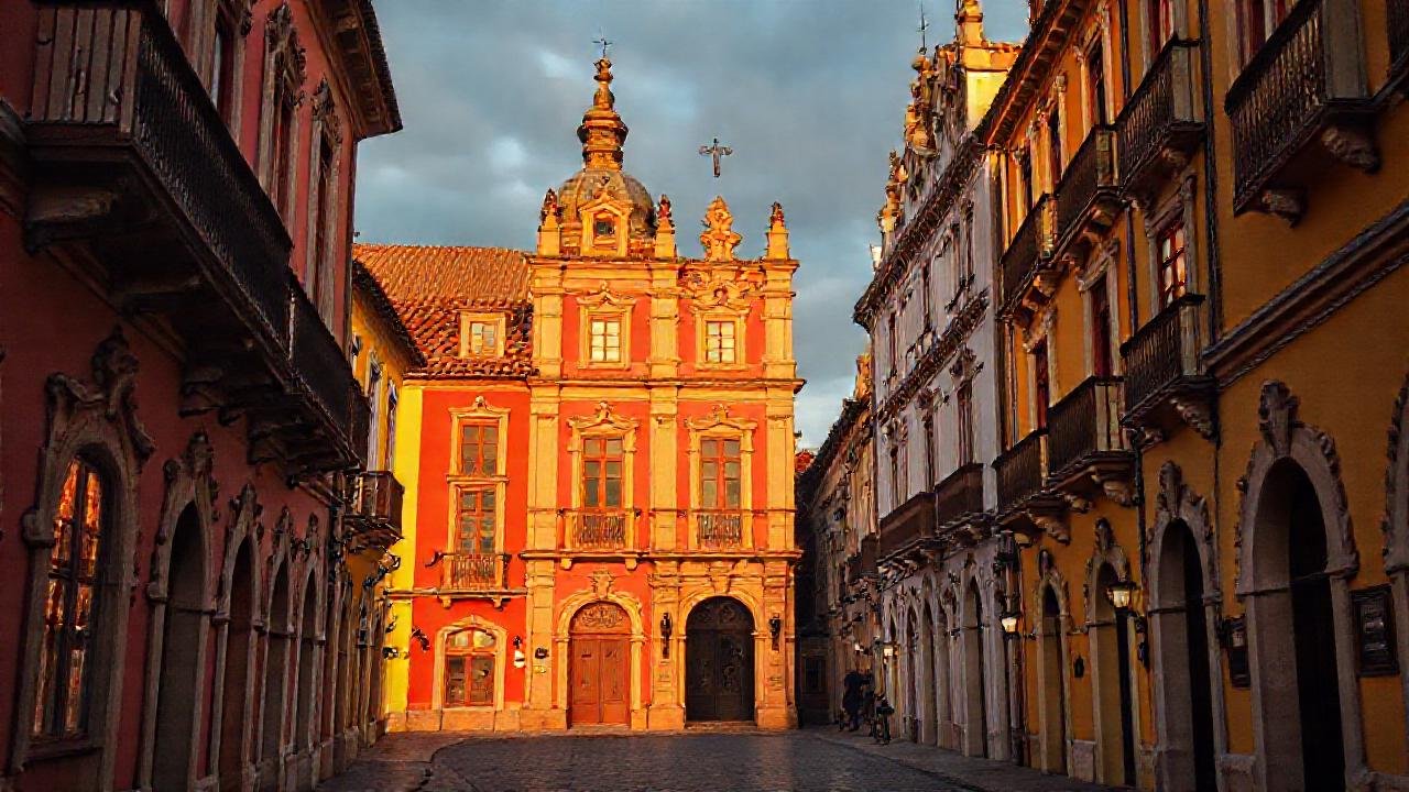 Pontevedra: arquitectura española melancólica y dorada