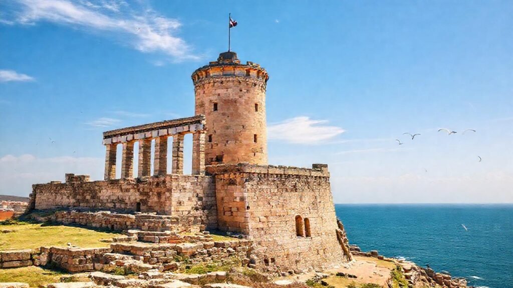 La Torre de Hércules resplandece en el Mediterráneo