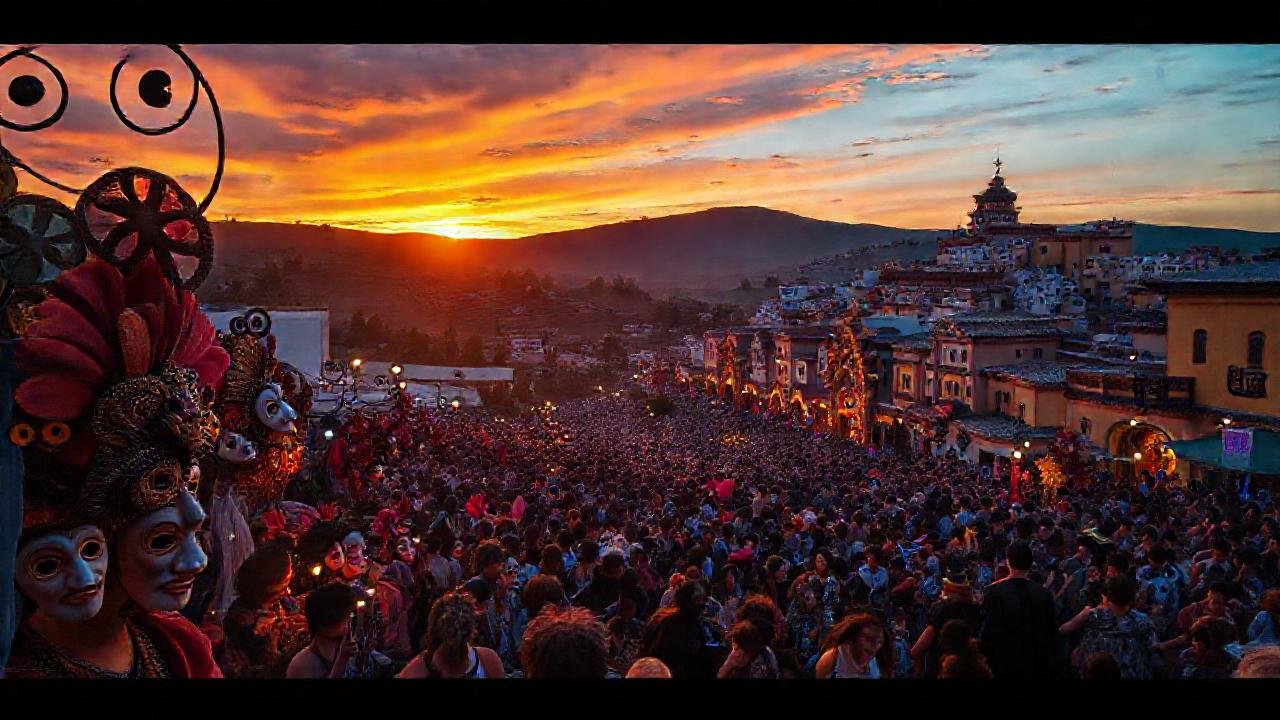 España celebra festivales con arte y luz