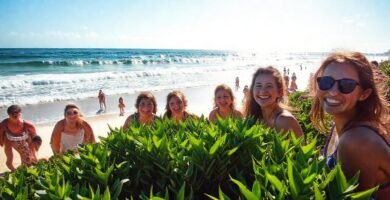 Playa soleada