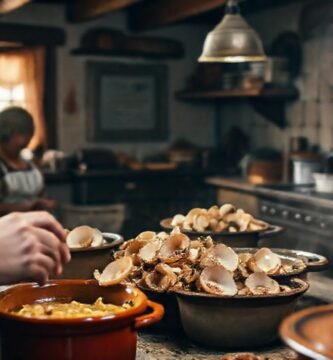 Cocina rústica evoca recuerdos familiares y sabores