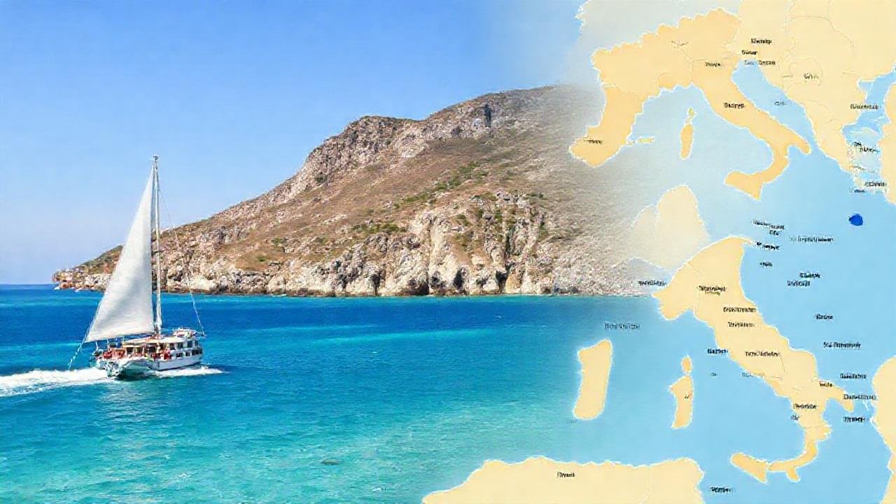 Ferrys italianos exploran costas exuberantes