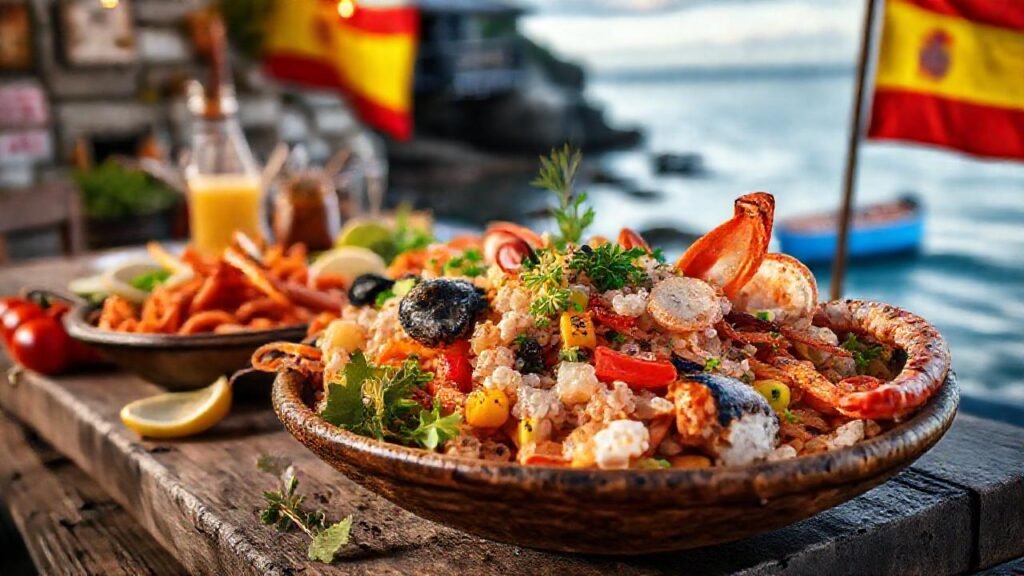 Mariscos gallegos: color