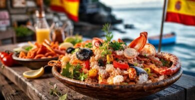 Mariscos gallegos: color