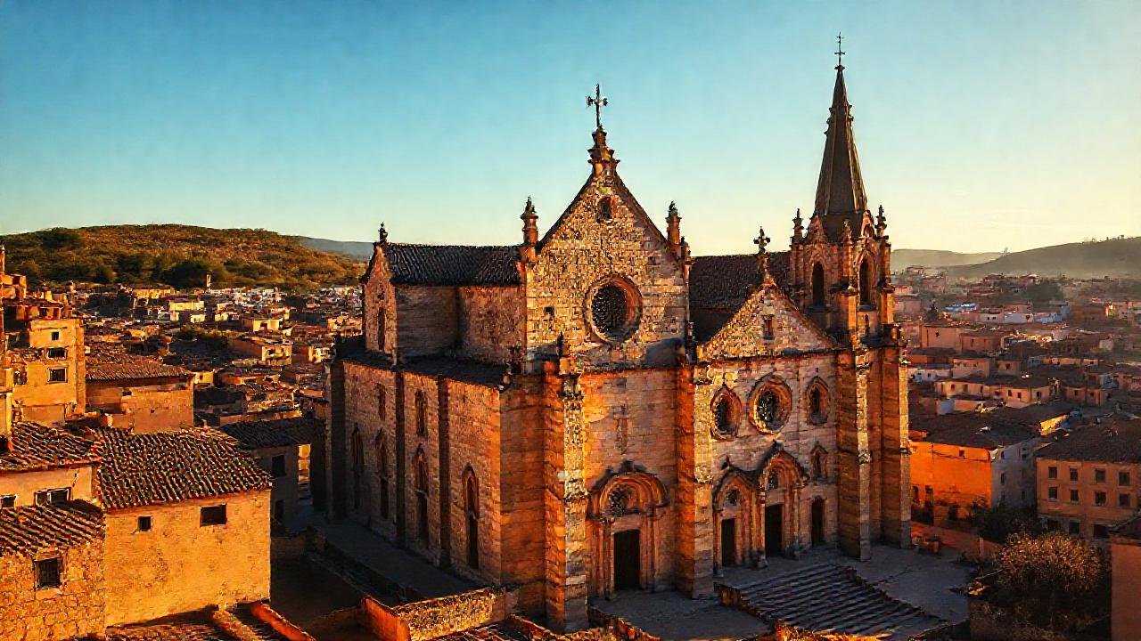 Lugo: iglesia antigua, luz dorada y belleza
