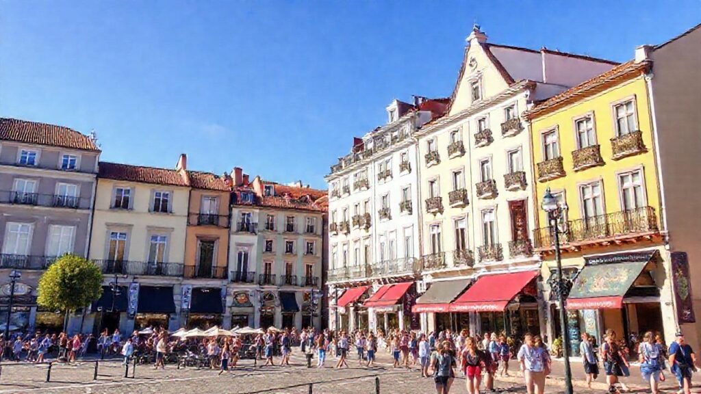 Pontevedra ofrece un ambiente turístico alegre