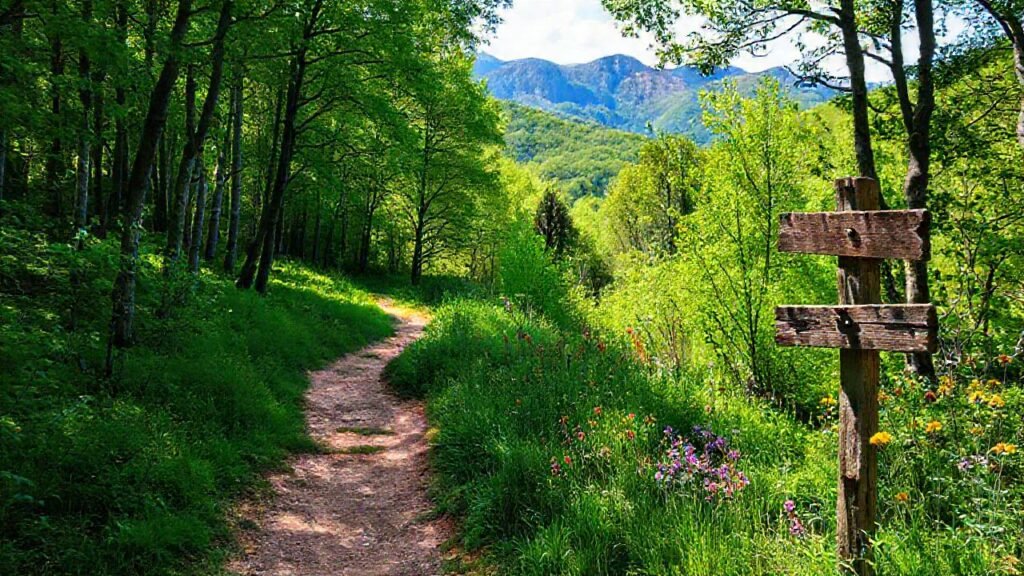 Un sendero verde invita a Lugo