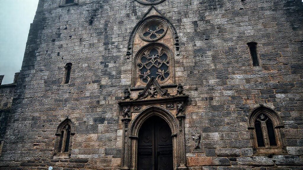 Una catedral antigua en Galicia mística
