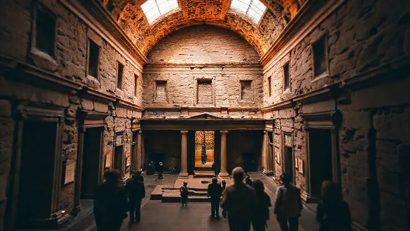 Roma antigua: museo inmersivo y cálido