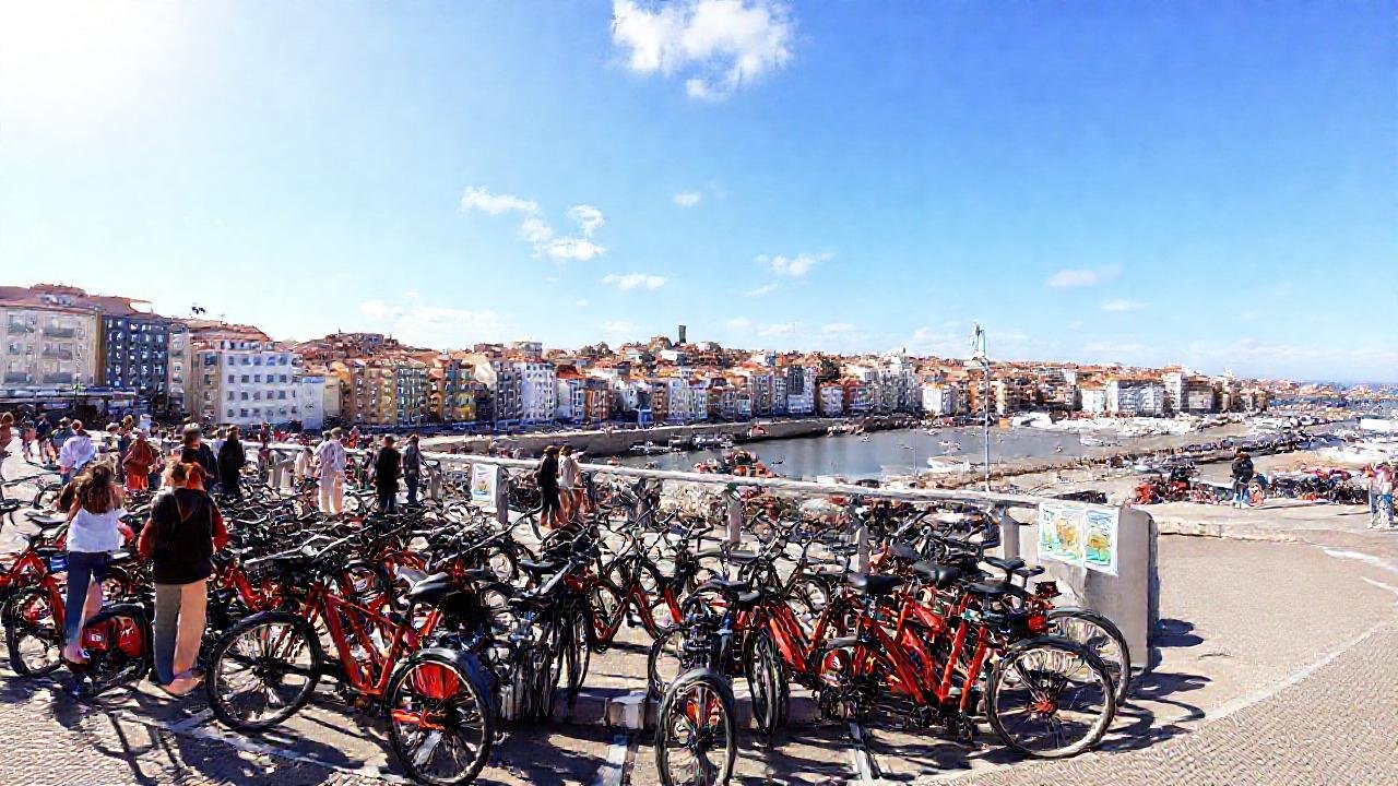 A Coruña brilla con colores vibrantes