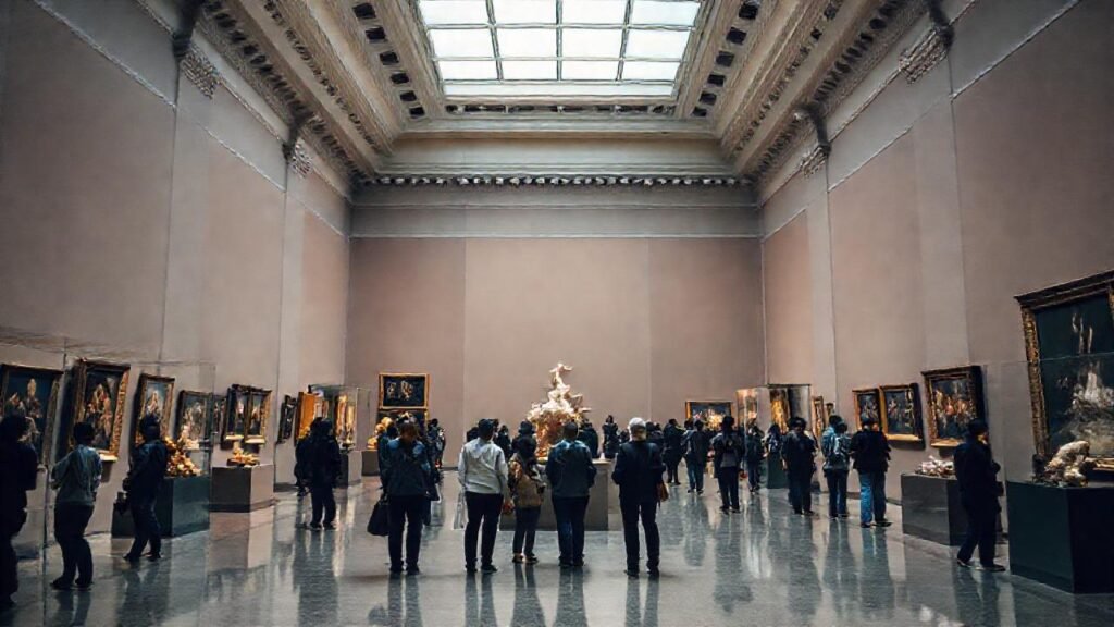 El museo de Santiago exhibe arte sutilmente