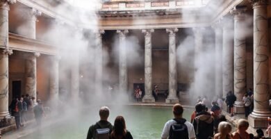 Termas romanas evocan historia y serenidad