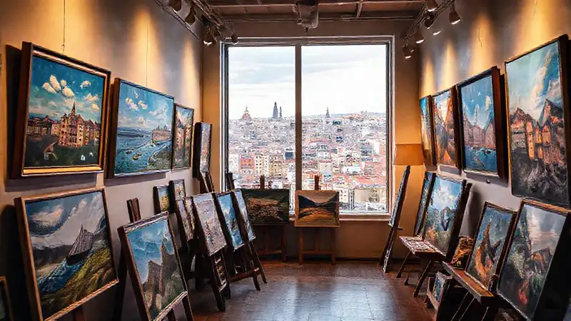 Galerías gallegas ofrecen arte vibrante y acogedor