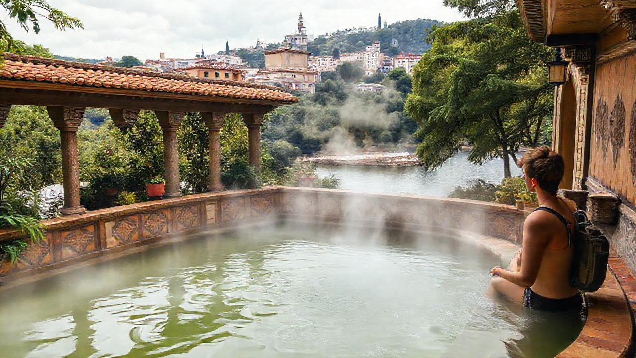 Roma antigua: baño sereno y lujoso