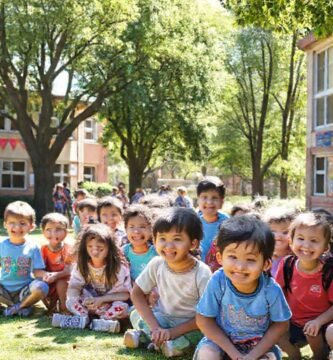 La escuela radiante fomenta la alegría y aprendizaje