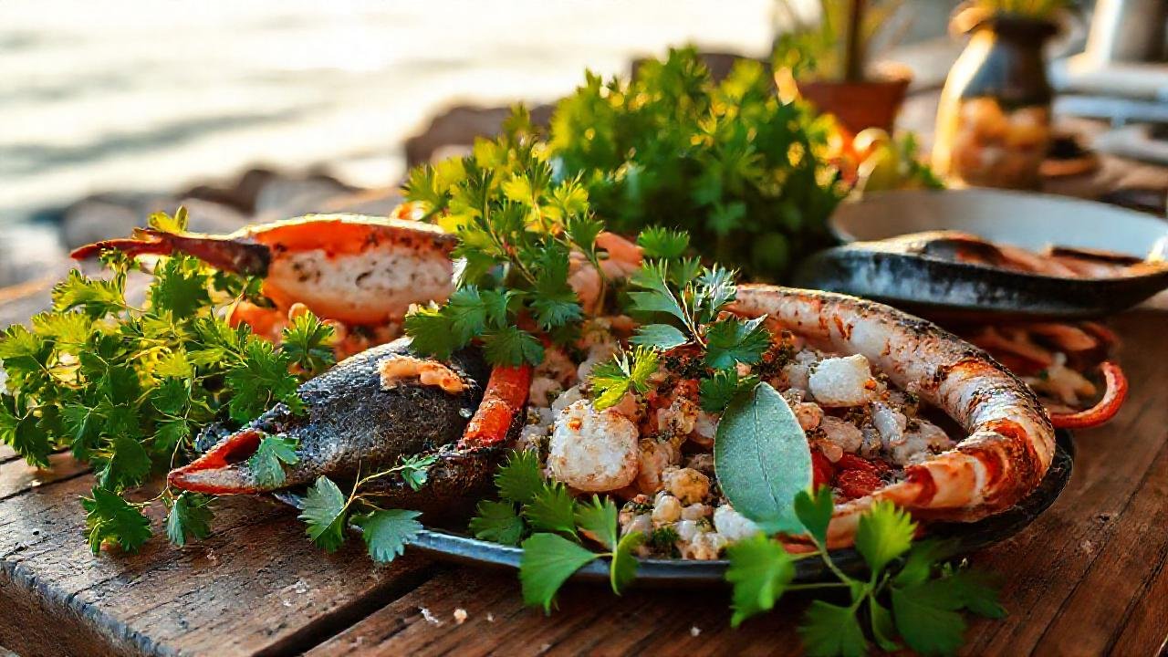 Mariscos gallegos, frescos y luminosos