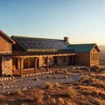 Una casa rural moderna