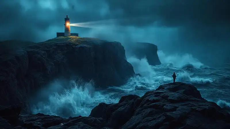 Un faro ilumina leyenda marina
