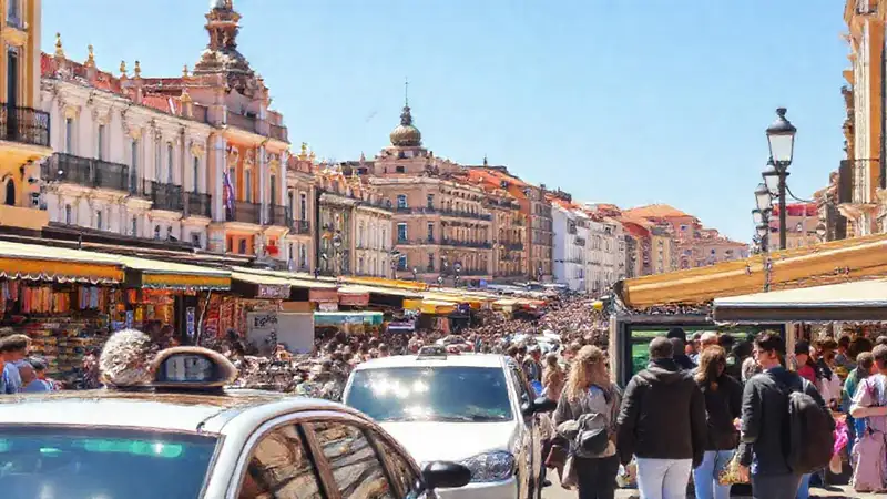 A Coruña bulliciosa y soleada atrae turistas